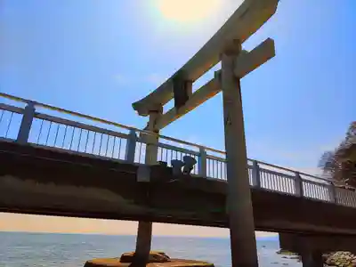八百富神社の鳥居