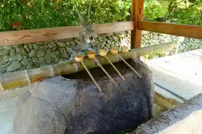 龍田大社の手水舎