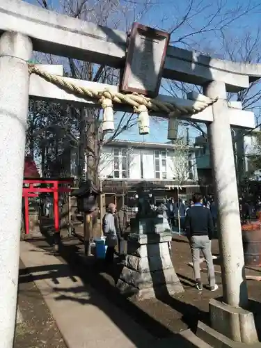 羽根木神社の鳥居