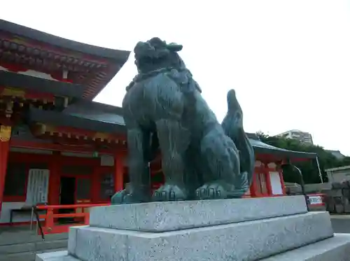 五社神社　諏訪神社の狛犬