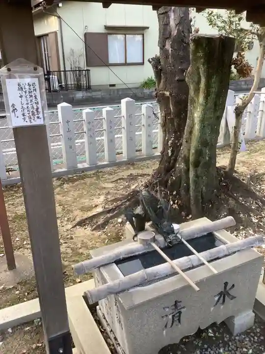 御嶽神社(林島町)の手水舎