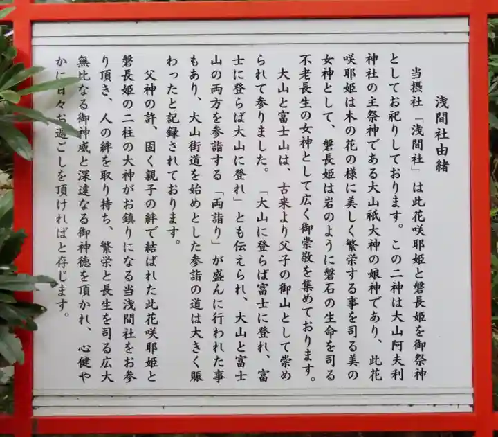 大山阿夫利神社の歴史