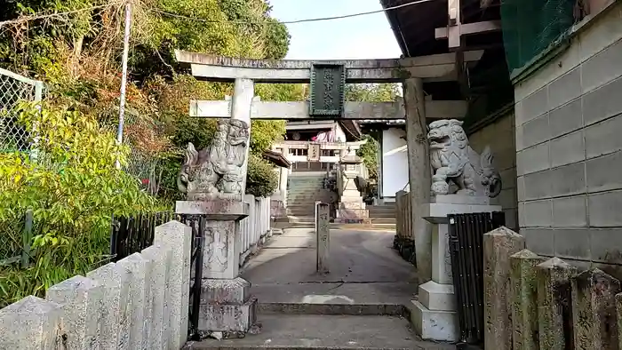 石切劔箭神社上之社の鳥居