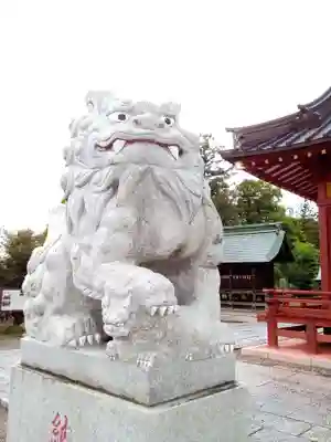 古尾谷八幡神社の狛犬