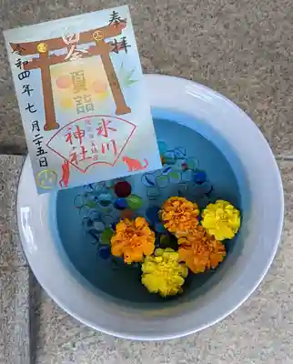 白金氷川神社の手水舎