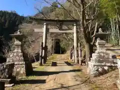 二上神社の鳥居