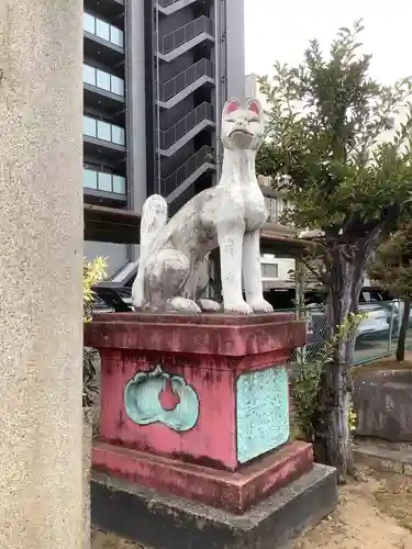 豊福稲荷神社の狛犬