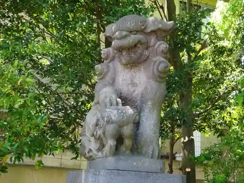 高來神社の狛犬