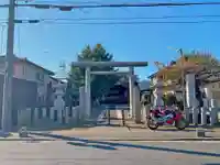 富田八坂神社の鳥居