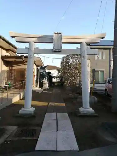 稲荷神社の鳥居