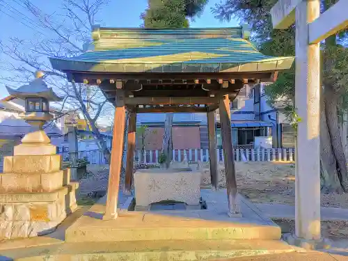 稲荷社（上条）の手水舎