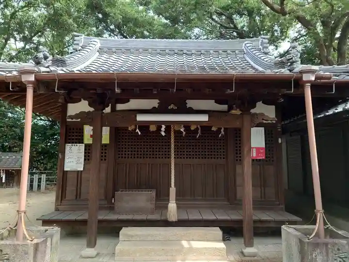 加茂健豆美命神社の本殿・本堂