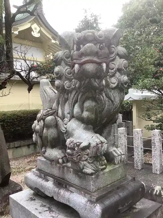 島田神社の狛犬