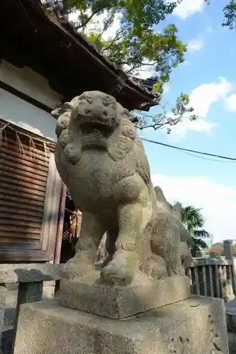 玉田神社の狛犬