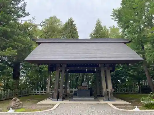 上川神社の手水舎