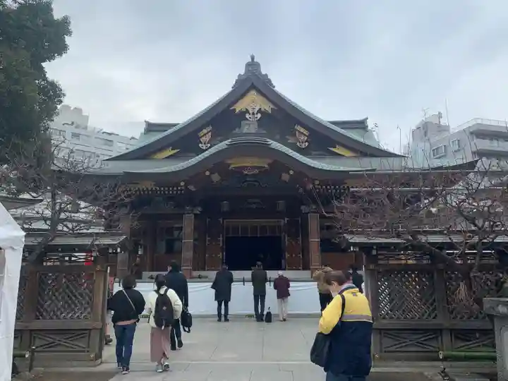 湯島天満宮の本殿・本堂