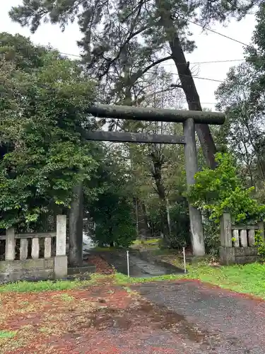忍　諏訪神社・東照宮　の鳥居