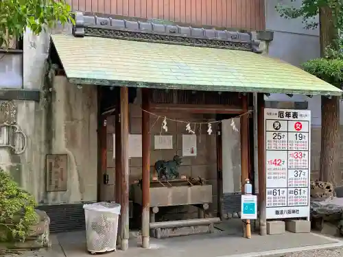 難波八阪神社の手水