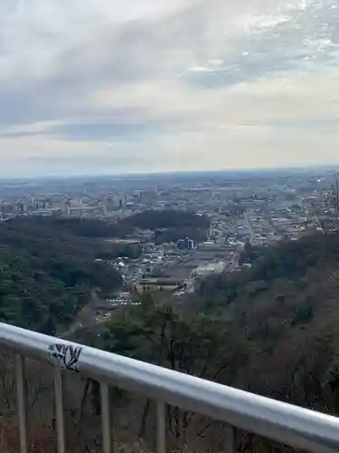 新田神社の景色