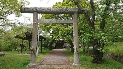 田口招魂社の鳥居