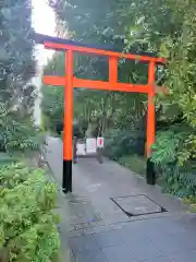 成子天神社の鳥居