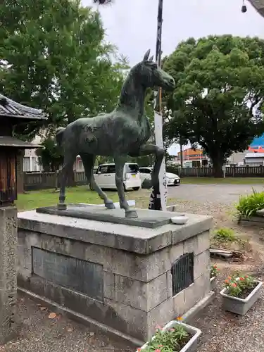 大麻比古神社の狛犬