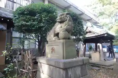 氷川台氷川神社の狛犬