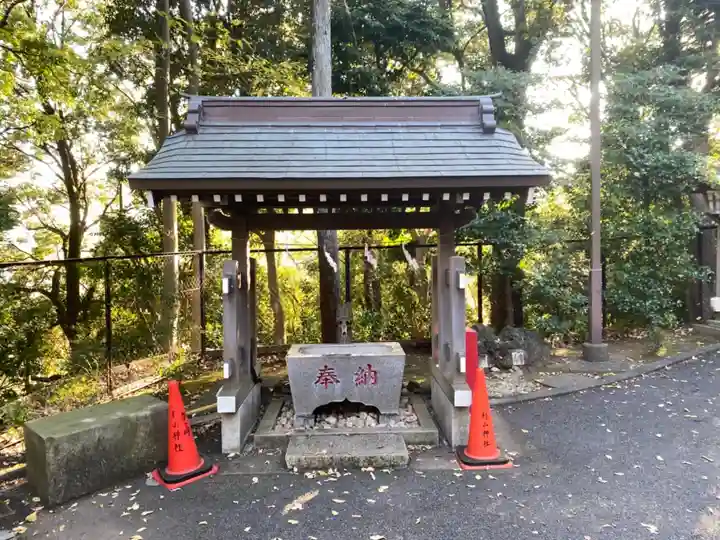 茅ヶ崎杉山神社の手水舎