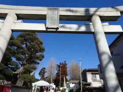中山杉山神社の鳥居