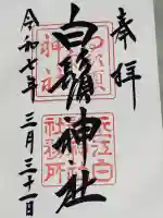 白鬚神社の御朱印