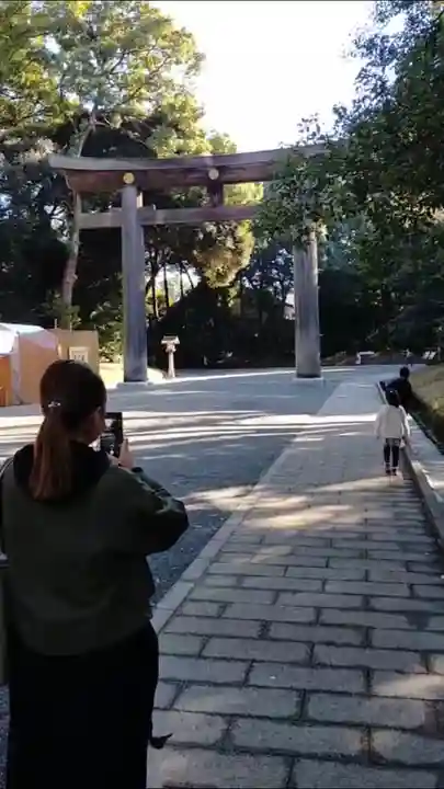 明治神宮の鳥居