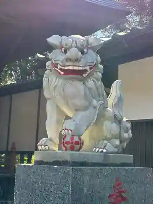 産泰神社の狛犬