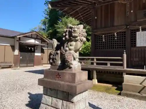 吾那神社の狛犬