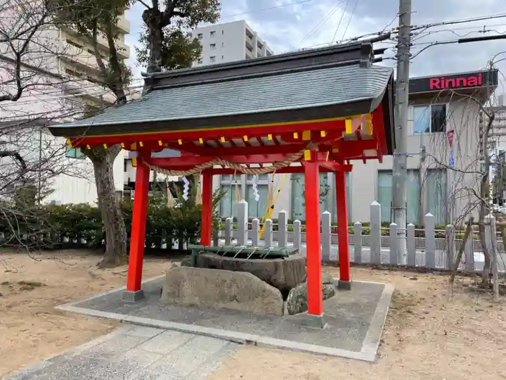生田神社兵庫宮御旅所の手水舎