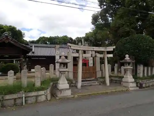 中臣須牟地神社の鳥居