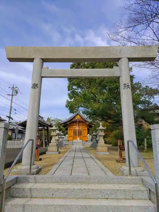 山祗社の鳥居