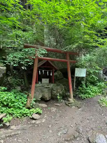 母の白滝神社(山梨県)