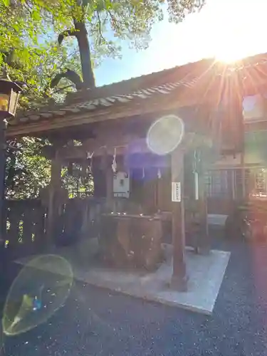 宇倍神社の手水