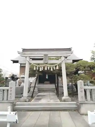 長沼白山神社の鳥居