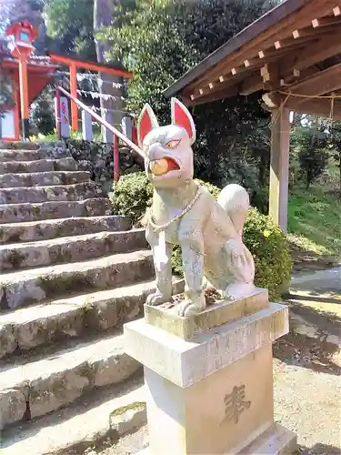 浮羽稲荷神社の狛犬