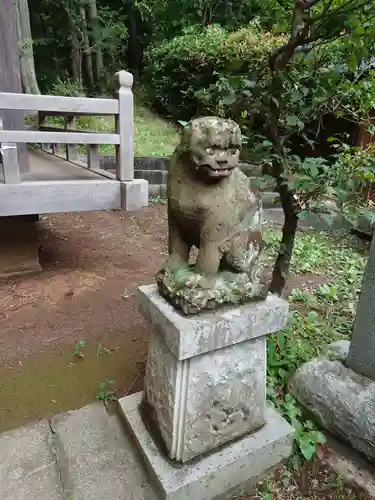 堀口天満天神社の狛犬