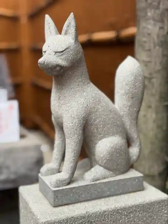 代沢稲荷の狛犬