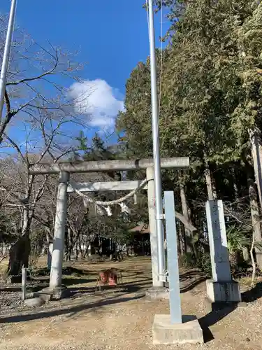 雷電神社の鳥居