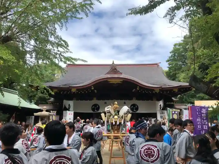 渋谷氷川神社のお祭り