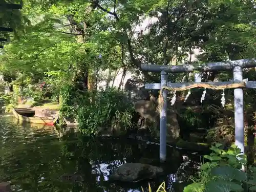 愛宕神社の庭園