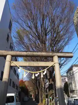 下神明天祖神社の鳥居