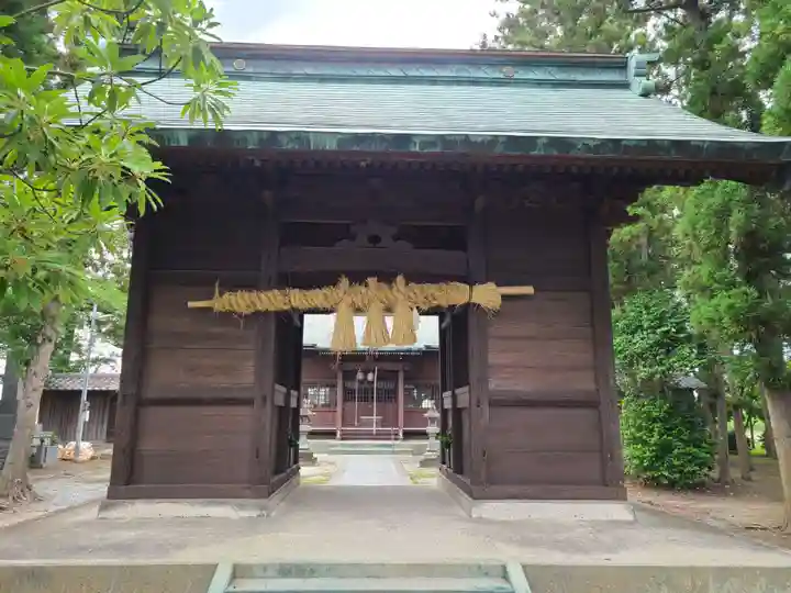 中山熊野神社の山門・神門