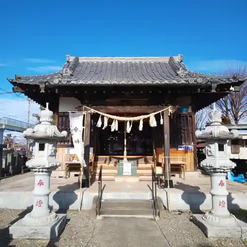 佐谷田神社の本殿・本堂