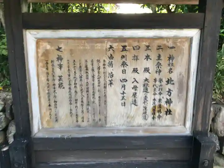 北方神社の歴史