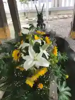 彌彦神社 (伊夜日子神社)の手水舎